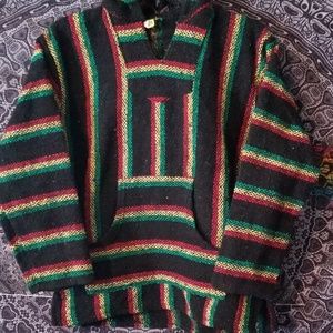 Rasta hippie hoodie